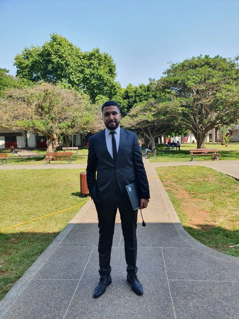 Karim Bougryn dans un cadre académique